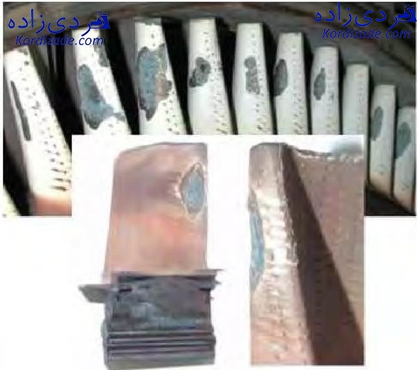 تخریب پره های توربین گازی