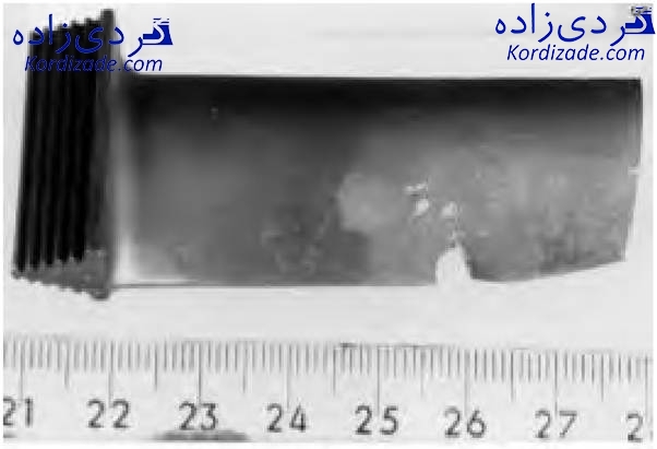 تخریب پره های توربین گازی