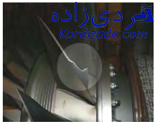 تخریب قطعات توربین گاز